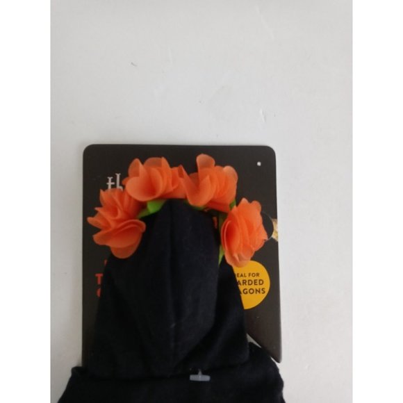 Thrills & Chills Day Of The Dead Reptile Halloween Costume For Bearded Dragons - Picture 2 of 6